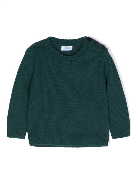 Siola Jersey Con Cuello Redondo - Verde 