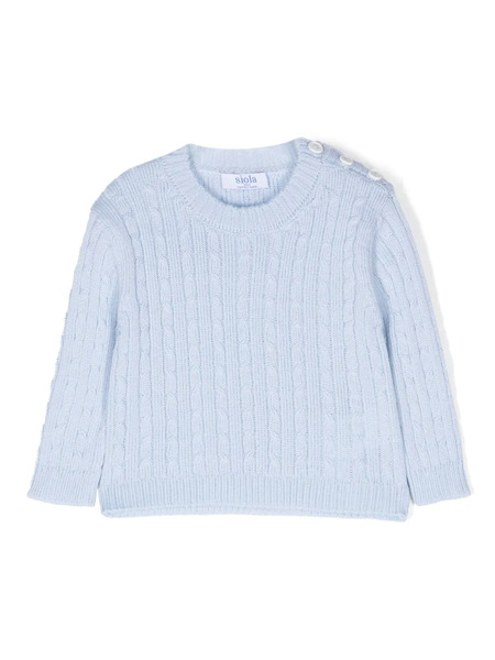  Siola Jersey De Punto De Ochos - Azul 