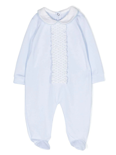  Siola Pijama Con Detalle Fruncido - Azul 