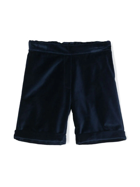  Siola Shorts De Terciopelo - Azul 