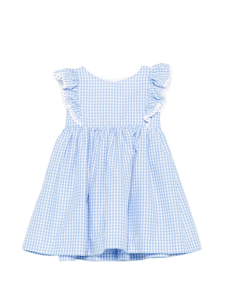  Siola Vestido A Cuadros Gingham - Azul 