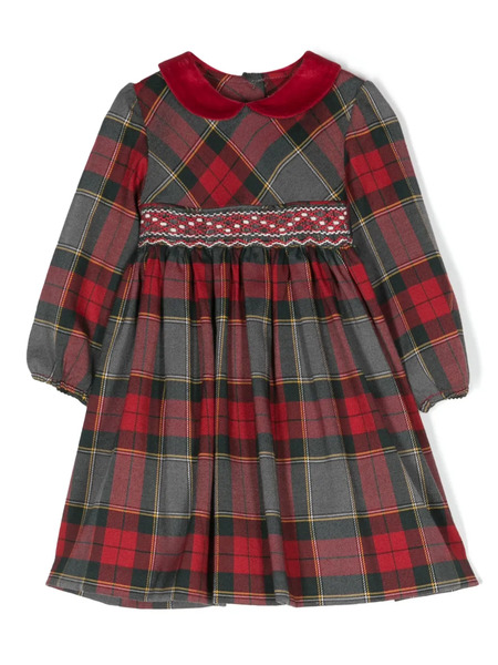  Siola Vestido A Cuadros - Gris 