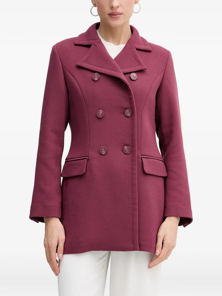  Sisley Abrigo Con Doble Botonadura - Rojo 