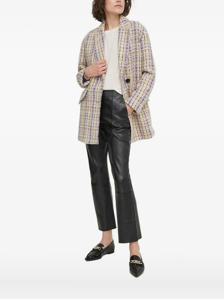  Sisley Blazer De Tweed - Morado 