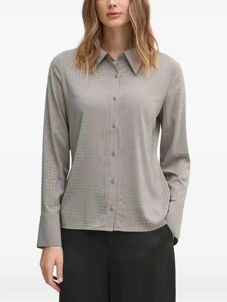  Sisley Camisa Con Botones - Gris 
