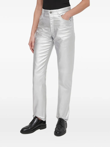  Sisley Vaqueros Rectos - Plateado 