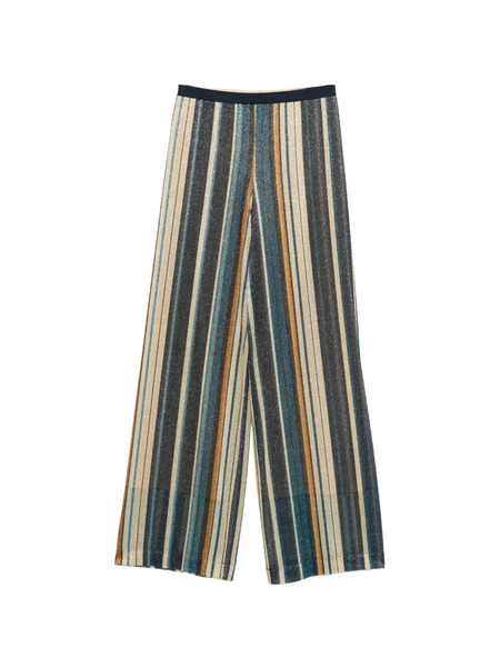  Siyu Pantalones Zoe A Rayas - Azul 