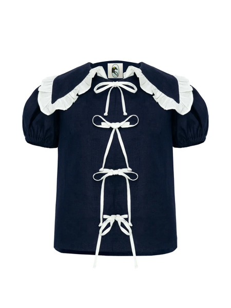  Sleeper Blusa Puff - Azul 