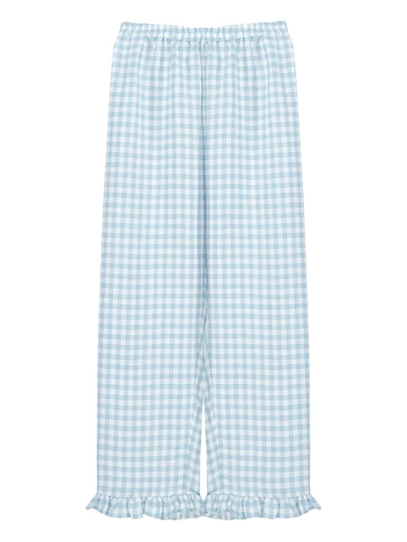  Sleeper Pantalones De Mezcla De Lino - Azul 