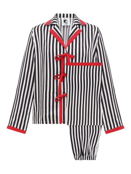  Sleeper Pijama The Bow A Rayas - Negro 