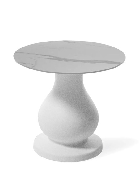  Slide Mesa Ottocento Mini Con Efecto Jaspeado - Gris 