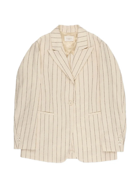  Slowear Pinstripe-pattern Notched-lapels Blazer - Neutro 