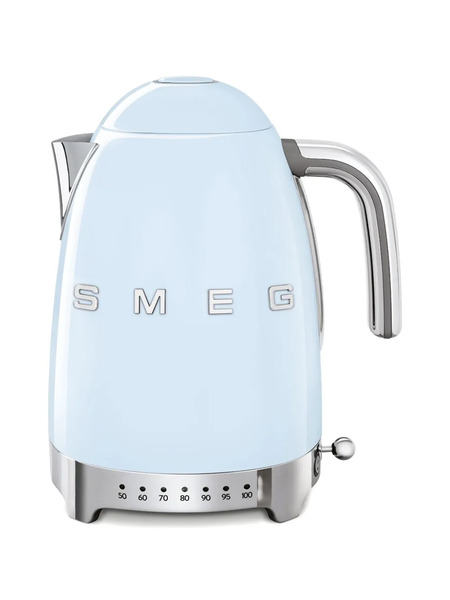  Smeg Tetera Con Asa Cromada - Azul 