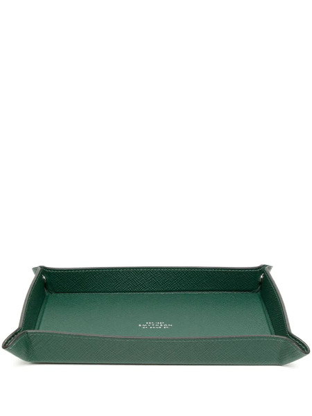  Smythson Bandeja Con Sello Del Logo - Verde 