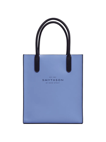  Smythson Bolso Shopper Kingly Mini - Azul 
