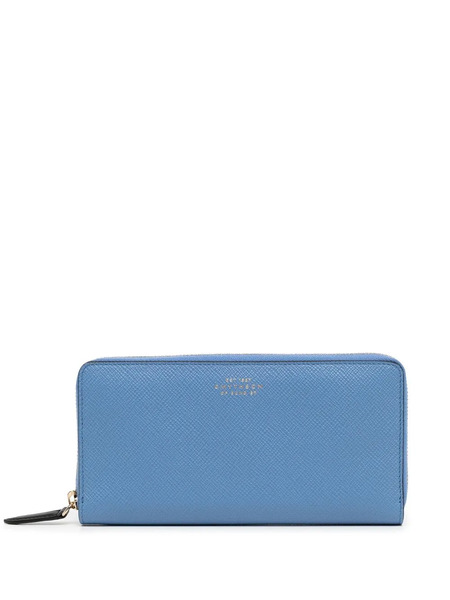 Smythson Cartera Con Cremallera - Azul 