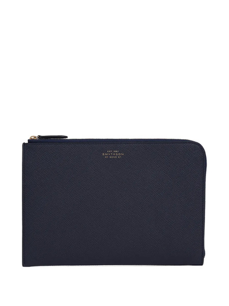  Smythson Cartera Slim - Azul 