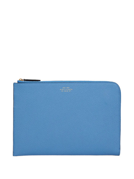  Smythson Cartera Slim - Azul 