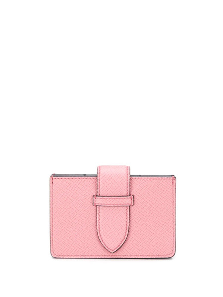  Smythson Tarjetero Panama Concertina - Rosa 