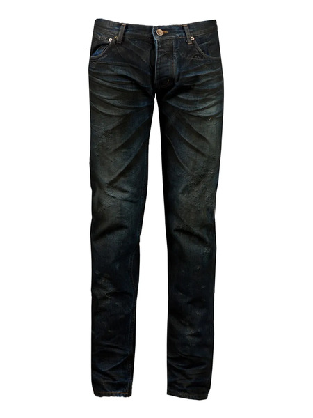 Snake & Dagger Jeans Rectos - Azul 