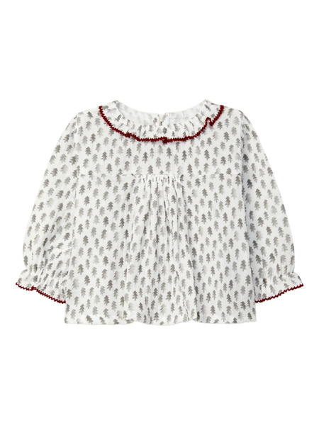  Snug Blusa Con Volantes - Gris 