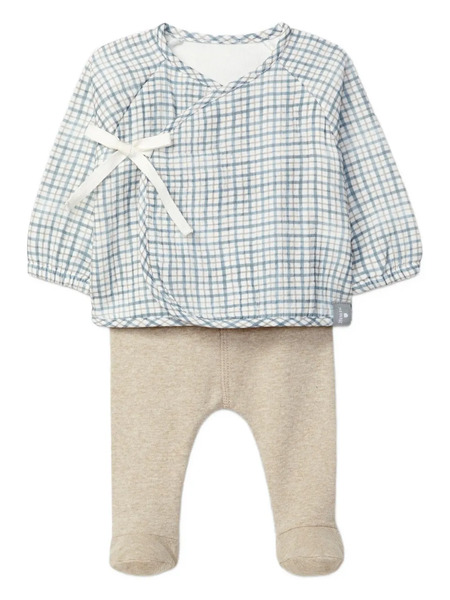  Snug Conjunto De Pantalones A Cuadros - Blanco 