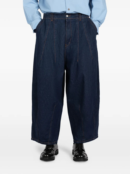  Société Anonyme Vaqueros Con Costuras En Contraste - Azul 