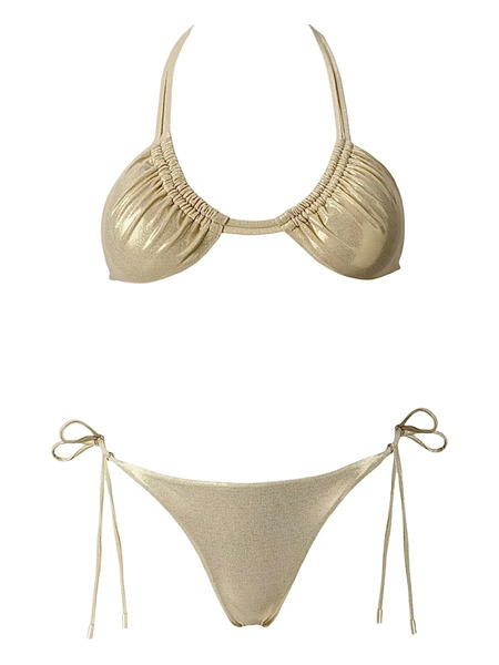  Sofia Erhan Bikini Con Cuello Halter - Neutro 