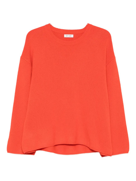  Soft Goat Jersey Con Cuello Redondo - Naranja 