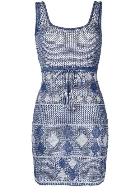  Solid & Striped Vestido The Kimberly De Punto - Azul 