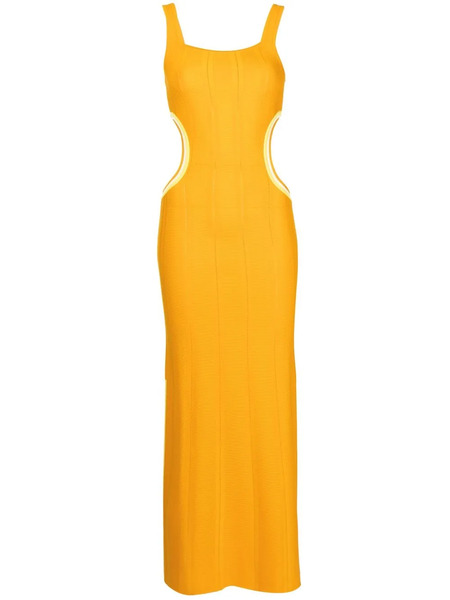  Solid & Striped Vestido The Lola Con Aberturas - Naranja 