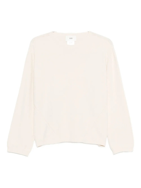  Solotre Jersey Con Cuello Redondo - Blanco 