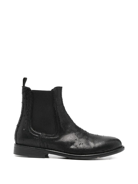  Sommet Botas Chelsea Texturizadas - Negro 