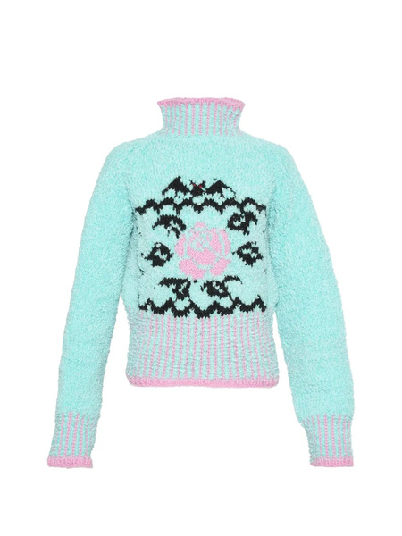  Sophia Webster Jersey Marceline En Intarsia - Azul 