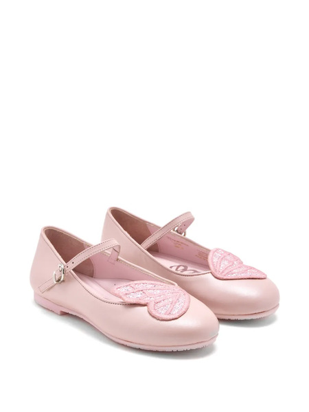  Sophia Webster Mini Bailarinas Con Ala - Rosa 