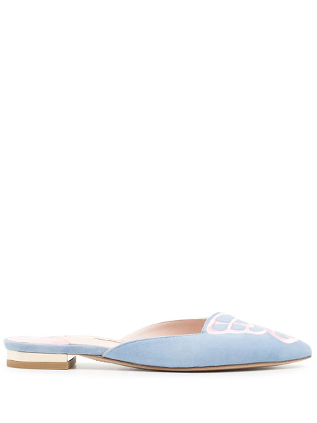  Sophia Webster Mules Butterfly - Azul 