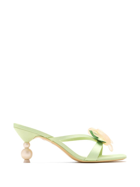  Sophia Webster Mules Rosette - Verde 