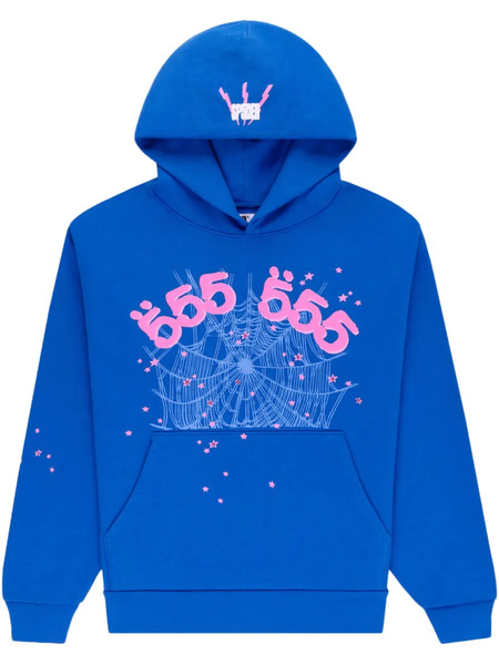  Sp5der Sudadera Angel Number Con Capucha - Marrón 