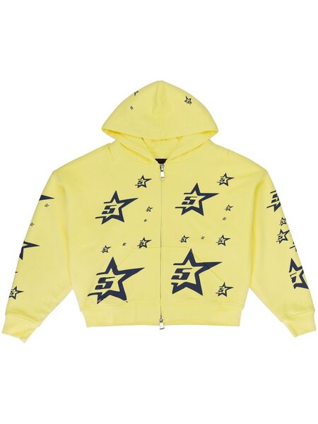  Sp5der Sudadera 5star Con Capucha - Amarillo 