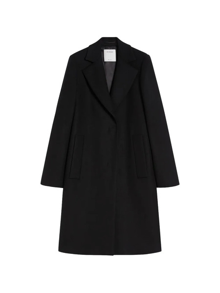  Sportmax Abrigo Ala Con Bolsillo - Negro 