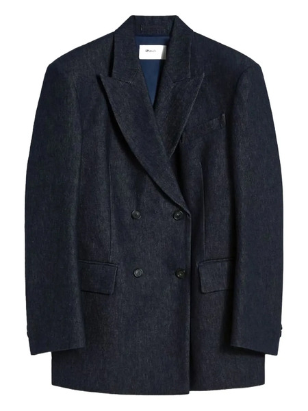  Sportmax Blazer Con Doble Botonadura - Azul 