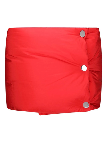  Sportmax Bufanda Acolchada Con Botón - Rojo 