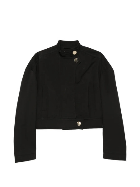  Sportmax Chaqueta Corta De Algodón - Negro 