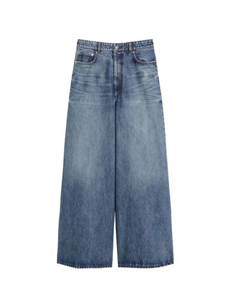  Sportmax Vaqueros Dangri Oversize Con Cinco Bolsillos - Azul 