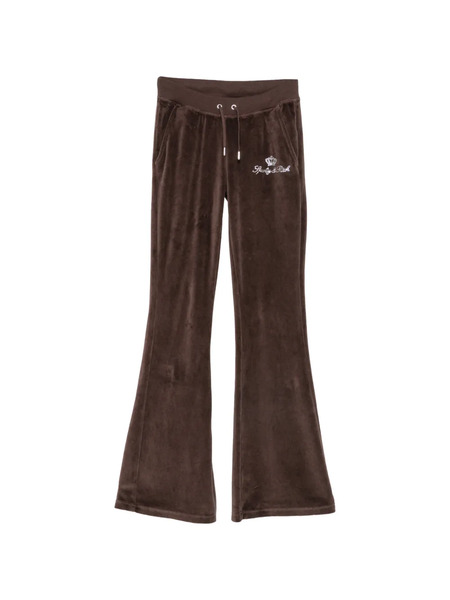  Sporty & Rich Pantalones De Chándal Con Apliques De Strass De Sporty & Rich X Juicy Couture - Marrón 