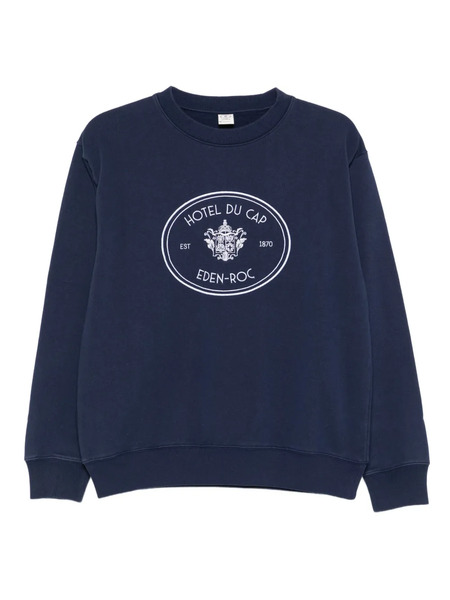  Sporty & Rich Sudadera Eden-roc Con Distintivo - Azul 