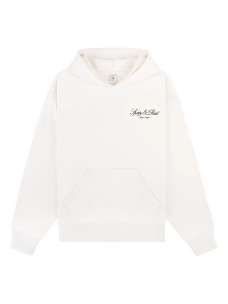  Sporty & Rich Sudadera Vendome Script Con Capucha - Neutro 