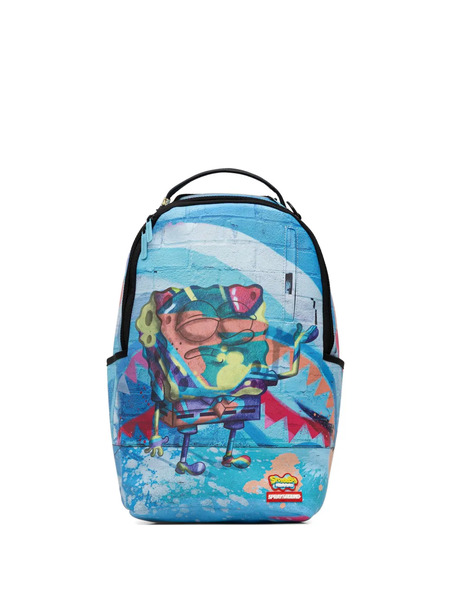  Sprayground Mochila Con Estampado Spongebob - Azul 