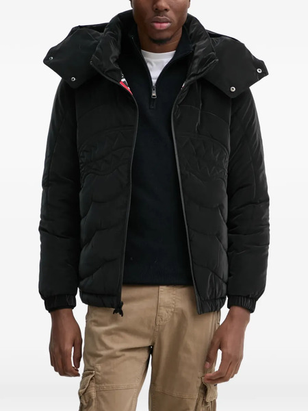  Sprayground Plumífero Con Capucha - Negro 