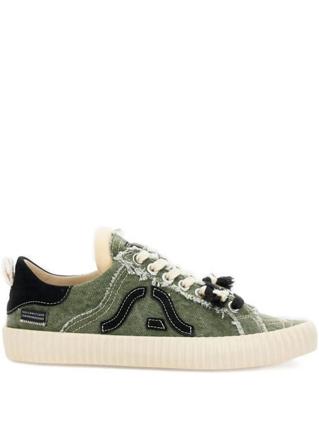  Springa Zapatillas Con Ribete Deshilachado - Verde 
